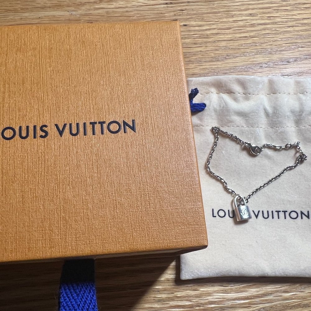 Louis Vuitton Silver Lockit Bracelet
